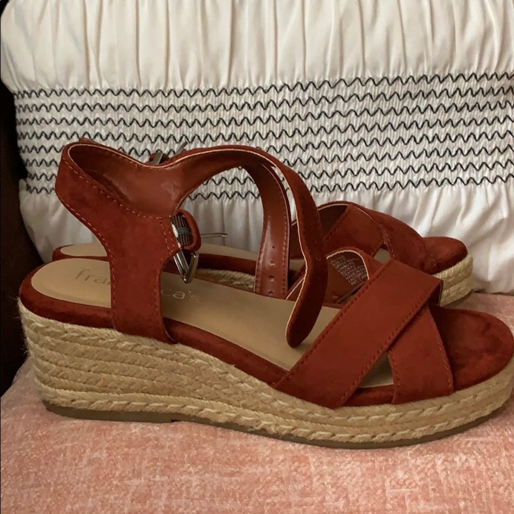 Burnt orange Wedges